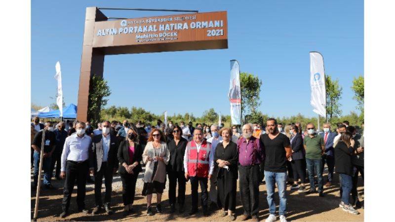 58. Antalya Altın Portakal Film Festivali anısına “Hatıra Ormanı” 