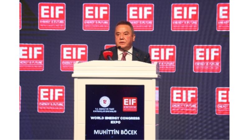 Böcek Enerji Fuarı’nın açılışına katıldı