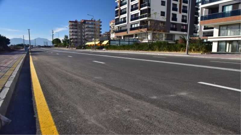 Cem Karaca Caddesi’nin yol çizgi çalışması tamamlandı