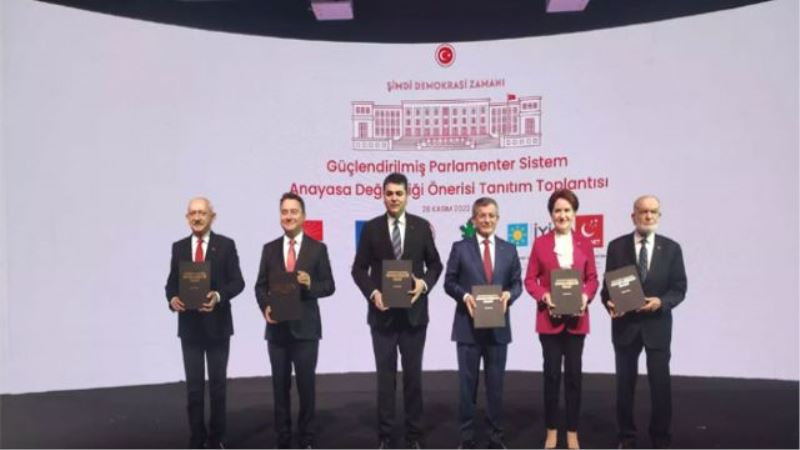 Altılı masadan  önemli karar : Bakanlık paylaşımı oya göre dağıtılacak