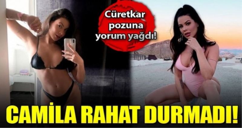Latin güzelin verdiği cüretkar pozlar